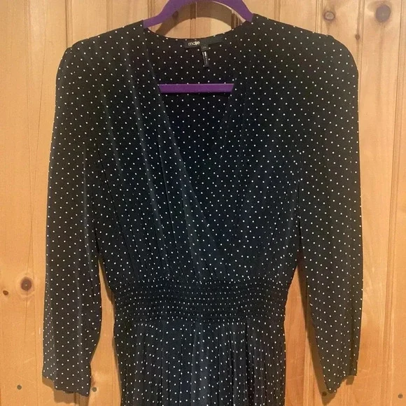 MAJE dress Rayametta polka dot dress